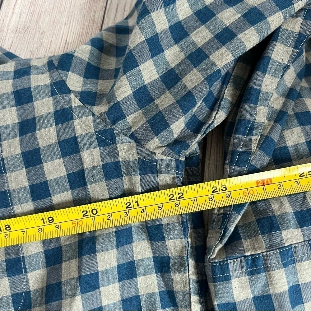 J. Crew Slim Organic Cotton Plaid Shirt XXL